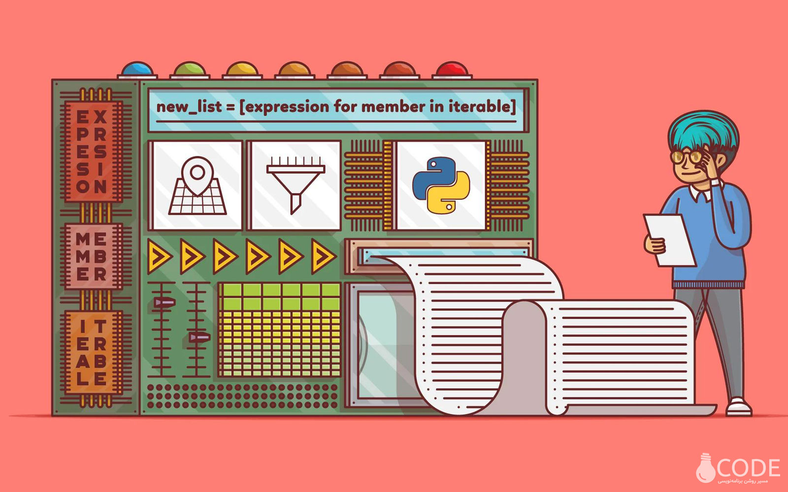 List Comprehension در پایتون