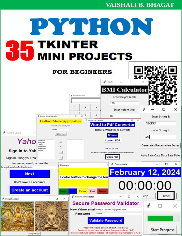 کتاب Python Tkinter: 35 Mini Projects